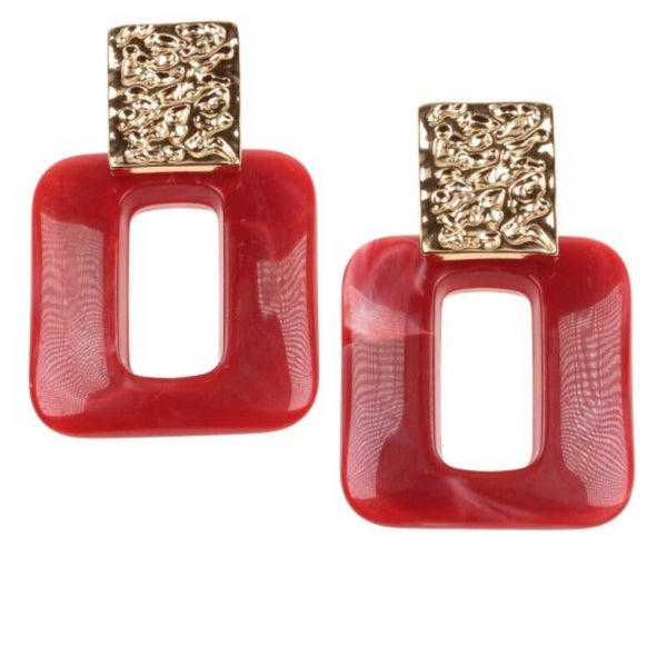 Joy Earrings red