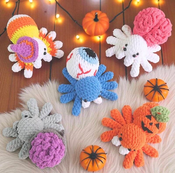 Halloween Spider Plushie