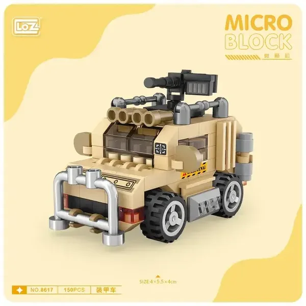 LoZ Micro Block 8617 Militaire Truck