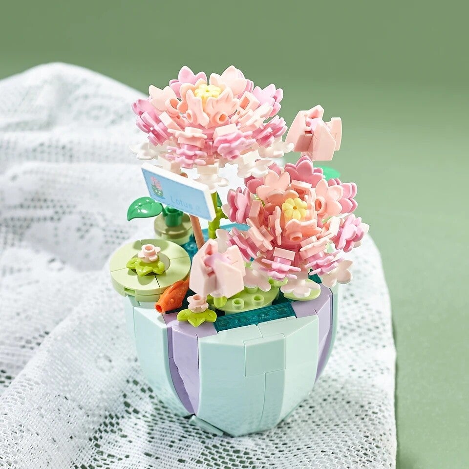 Mini bricks Waterlelie