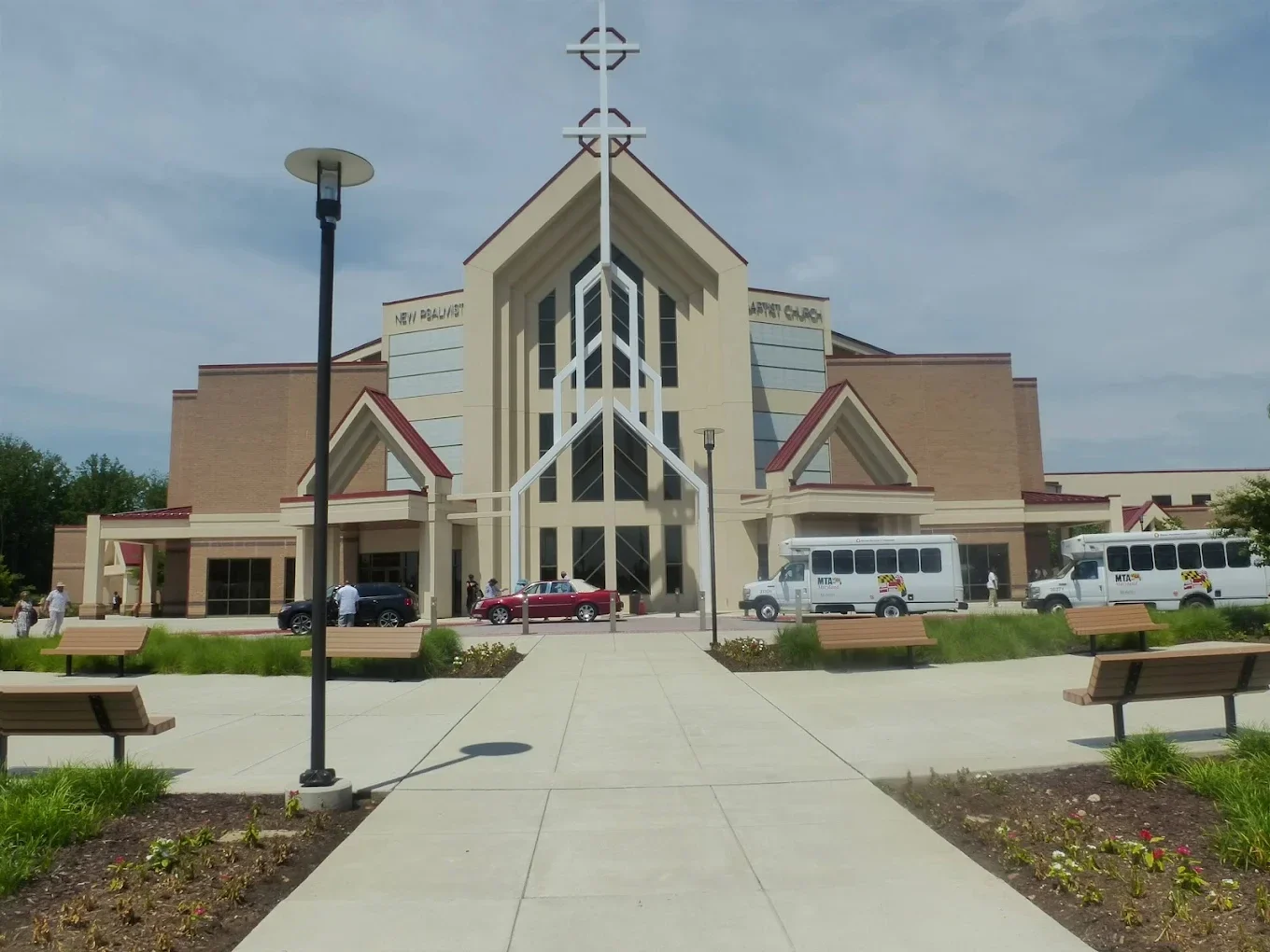 New-Psalmist-Baptist-Church-site-work, Curb &amp; Gutters, Mechanical Pads, 