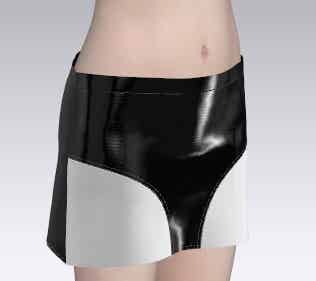 Patron de couture | XS - XXL - 36 - 46 | Téléchargement instantané | PDF numérique facile | Jupe courte pour femmes en cuir ou vinyle | 7 - Caroll