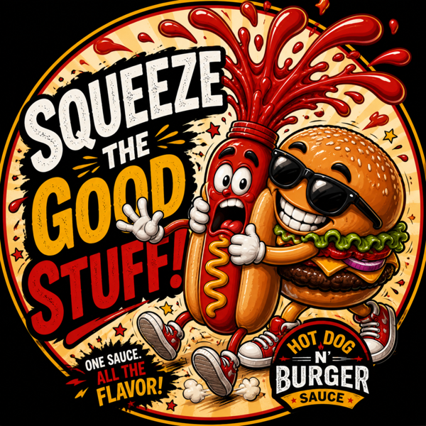 Hot Dog N' Burger Magnet