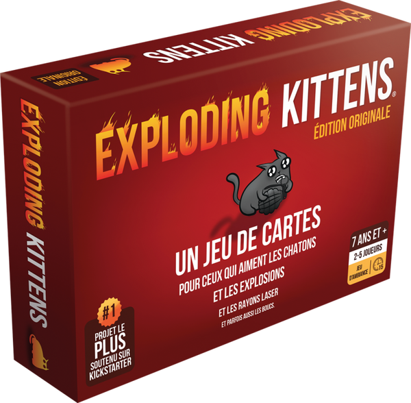 Exploding kittens : le jeu de base