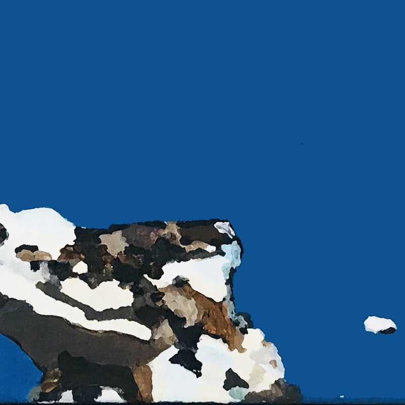 Destruction & Construction XVI  20X40cm Acrylic on canvas