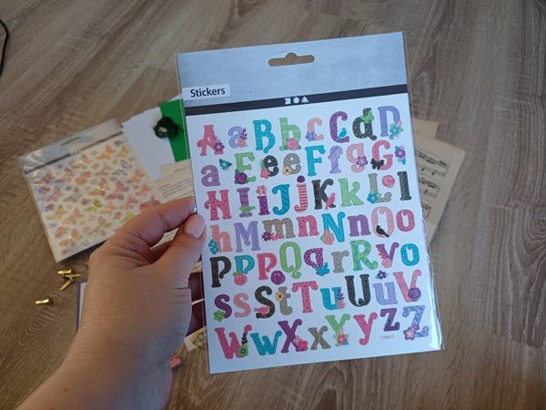 Sticker vel Alfabet