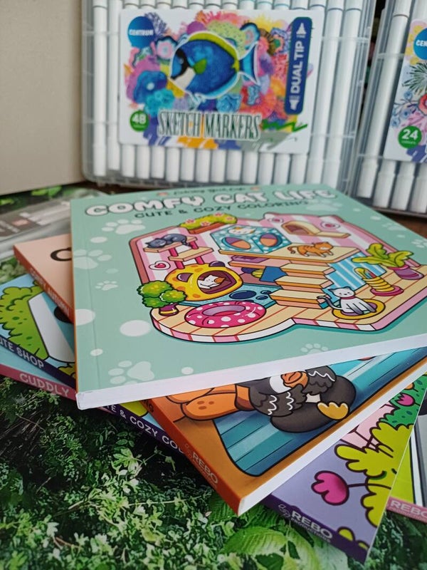 Compleet kleurpakket Cute & Cozy coloring