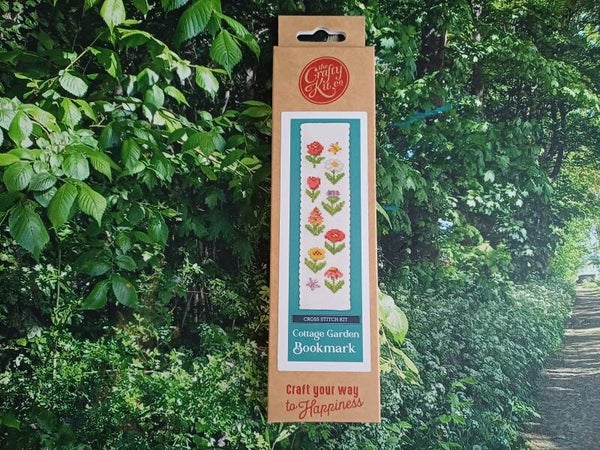 Boekenlegger Cottage Garden borduurpakket