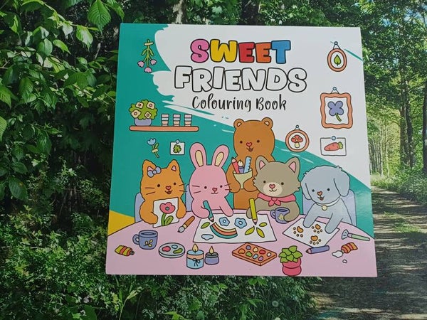Happy Days friends cozy colouring kleurboek