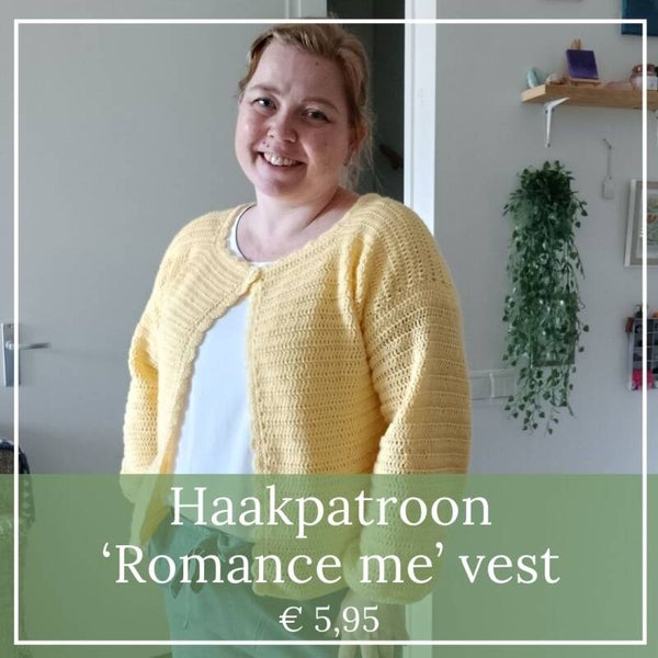 Romance me Vest haakpatroon