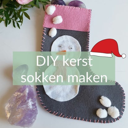 kerst sokken maken diy