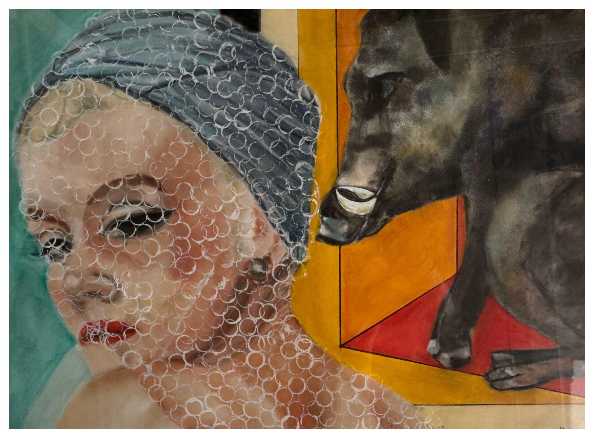 Drawing " The beauty and the beast"