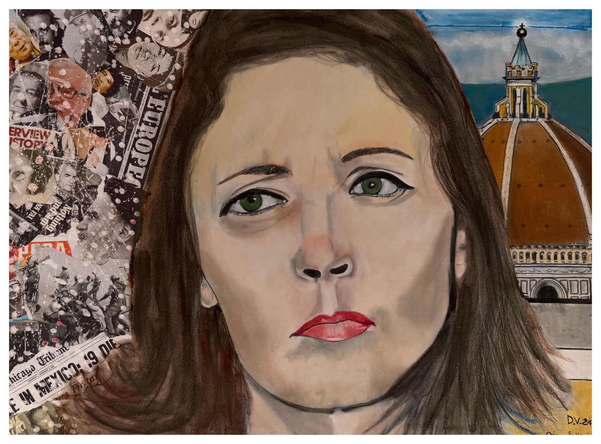 Oriana Fallaci. Famous Italian journalist and writer.