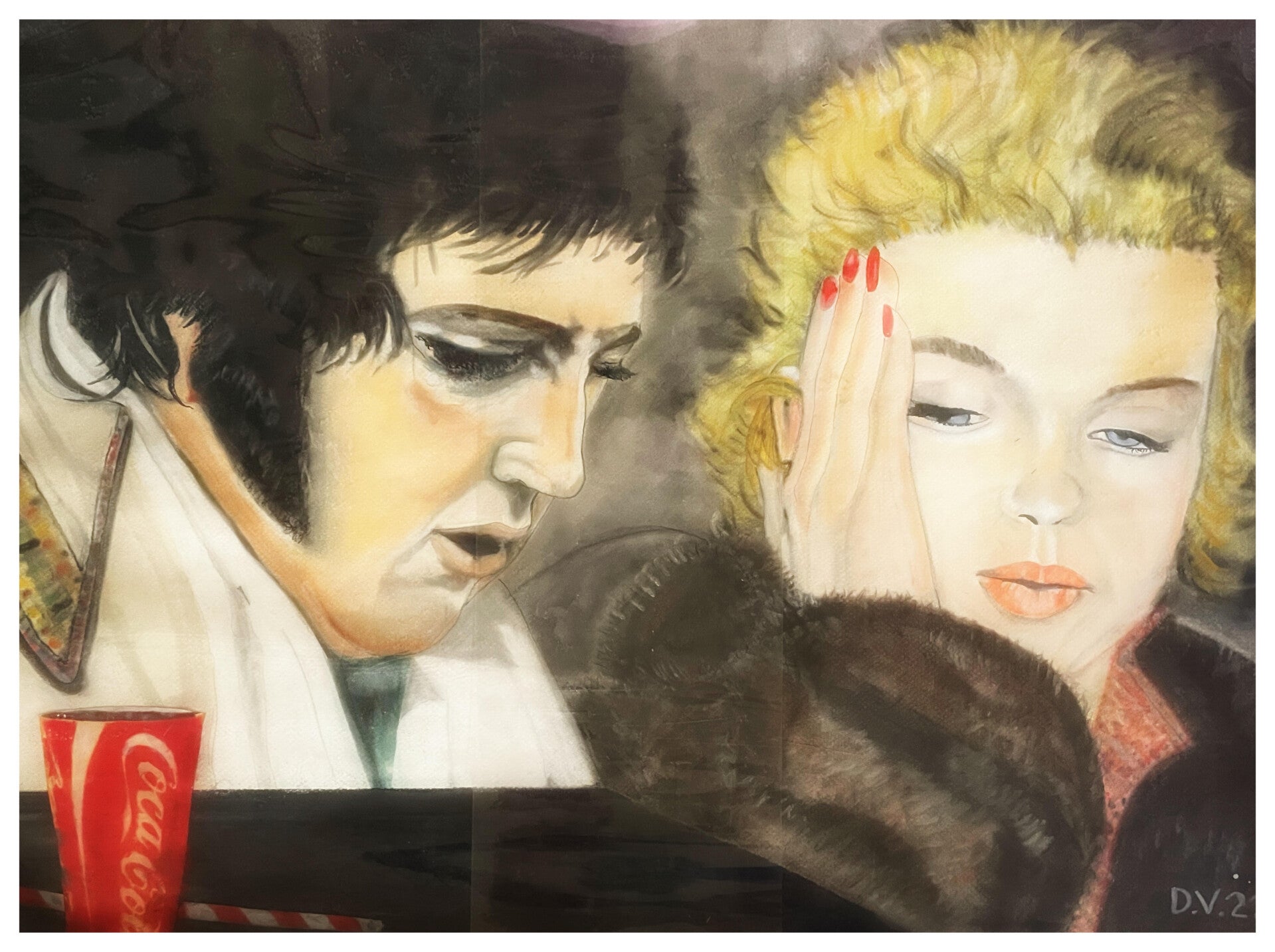 Elvis and Marilyn, two fragile souls.