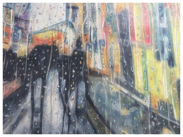 Rainig day in the City.