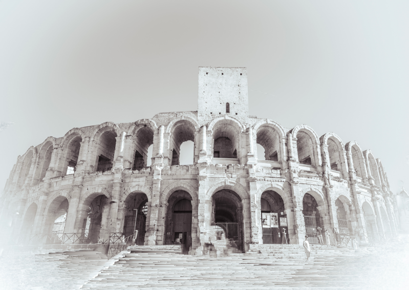 Romeins amfitheater bij daglicht – toeristische trekpleister in Europa