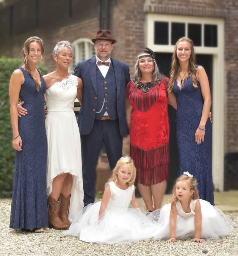 groepsfoto bruidfotografie bruiloft limburg