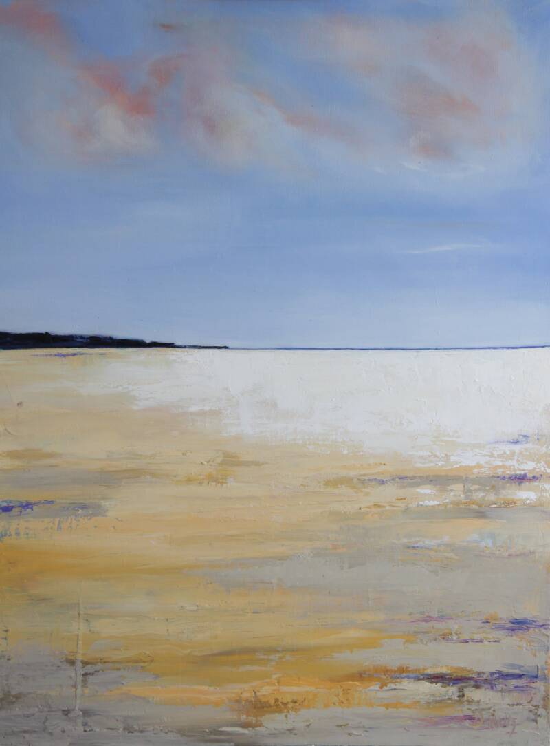 Sand Under My Feet - Oil on canvas 80x60cm - Private collection UK