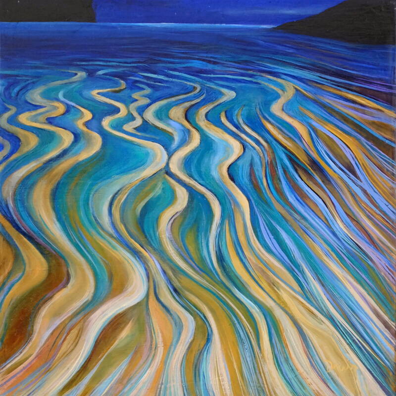 Eventide - Oil on canvas 40x40cm - Private collection UK