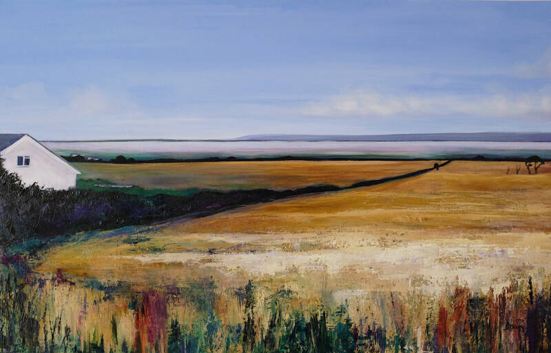 One Late Summer - Oil on canvas 60x97cm