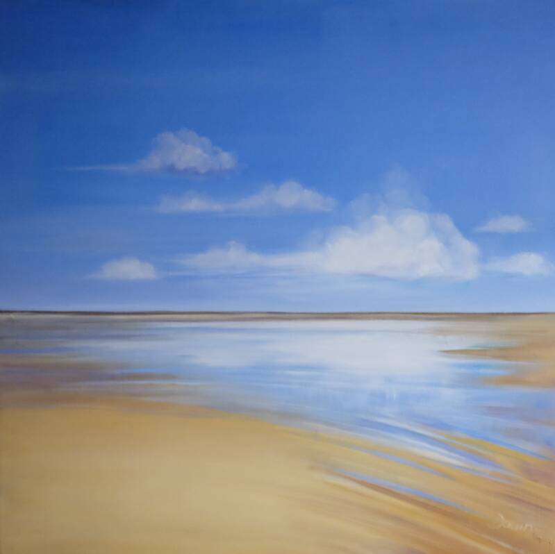 Solitude - Oil on canvas 80x80cm