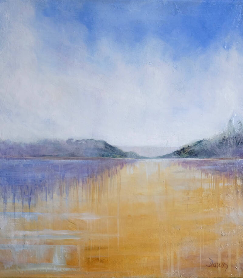 Stillness - Oil on canvas 18x16in 