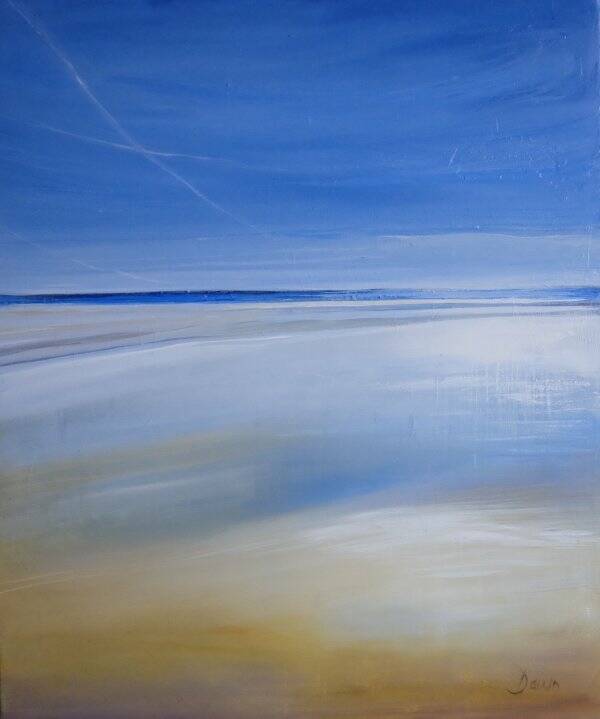 Vapour Trails - Oil on canvas 60x50cm