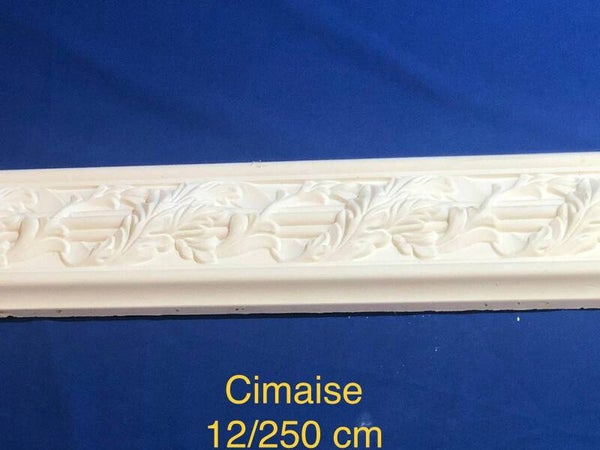 cimaise en staff - motif feuillage classique  ( 12cm )