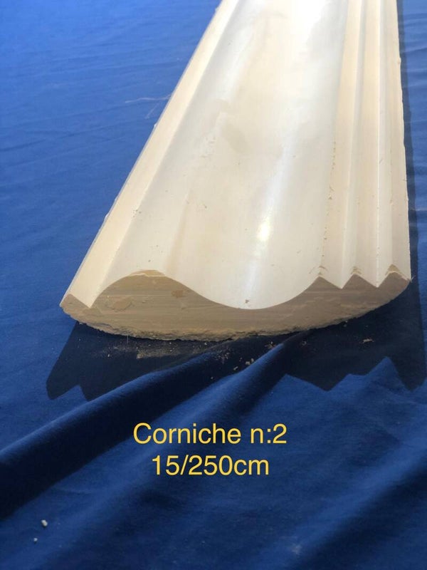 Corniche en Staff Traditionnel - Modèle Classique N°1 (15 cm)