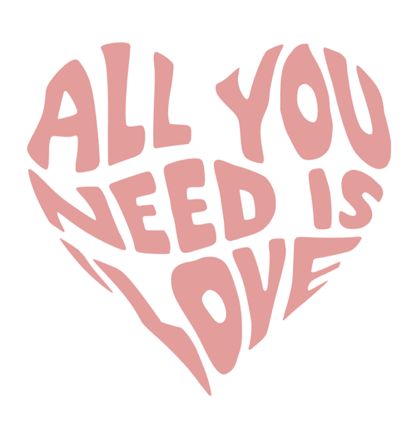 ALL YOU NEED IS LOVE ROSE PALE