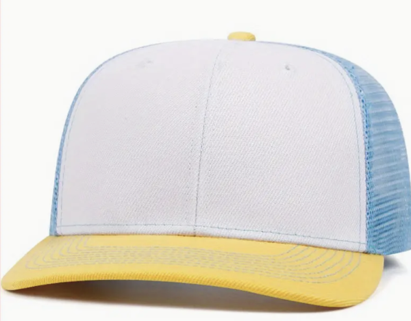 CASQUETTE BLEU BLANC JAUNE
