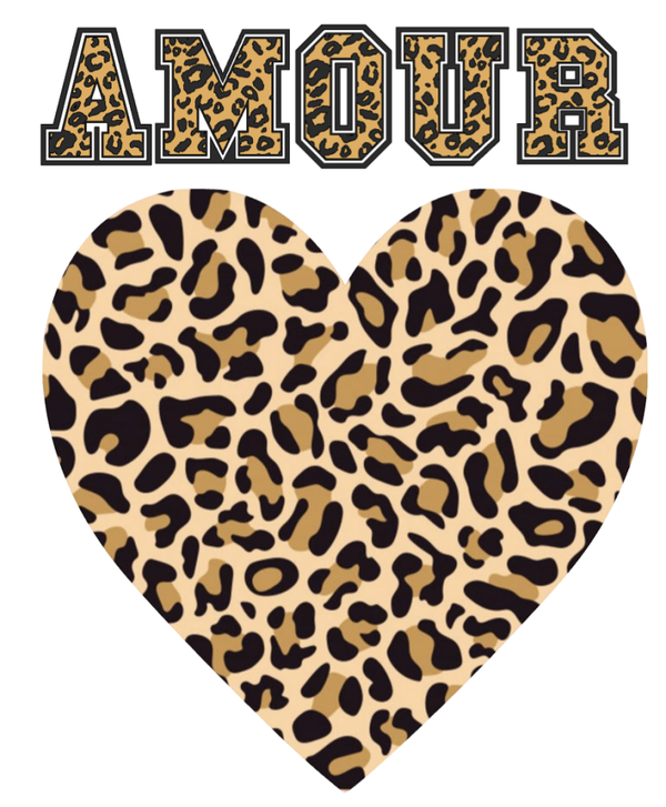 AMOUR COEUR LEOPARD