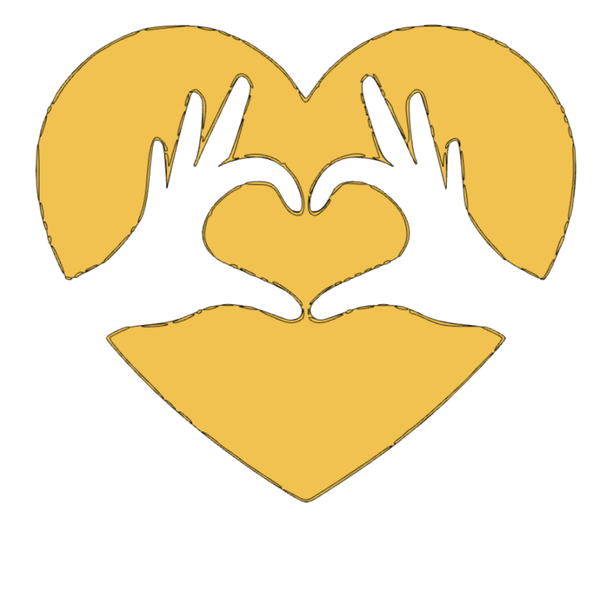 COEUR MAIN JAUNE