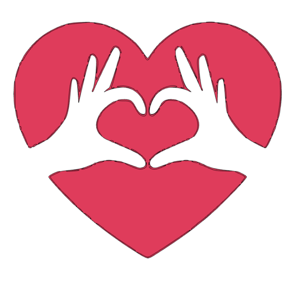 COEUR MAIN ROSE