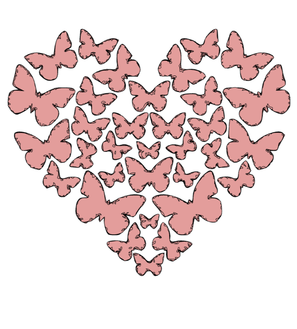 PAPILLON ROSE PALE