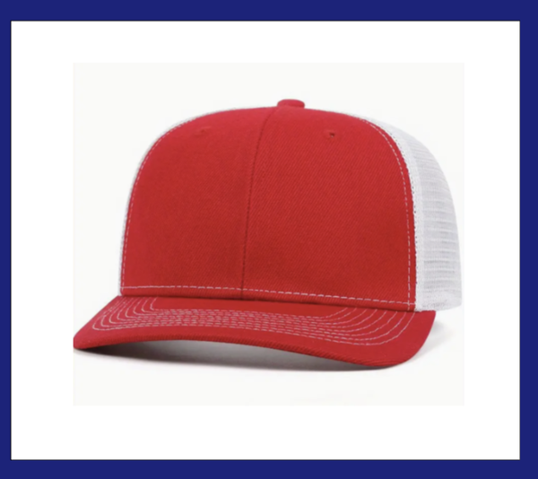 CASQUETTE ROUGE BLANC