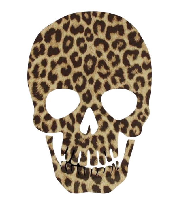 TETE DE MORT LEOPARD