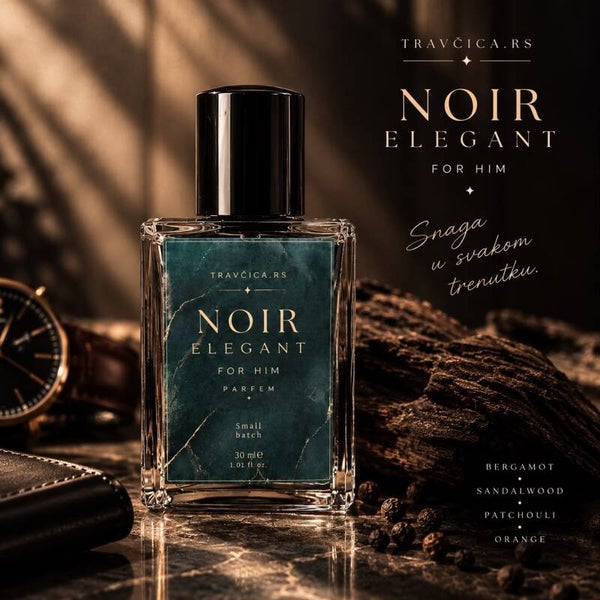 Ručno rađen muški parfem NOIR ELEGANT