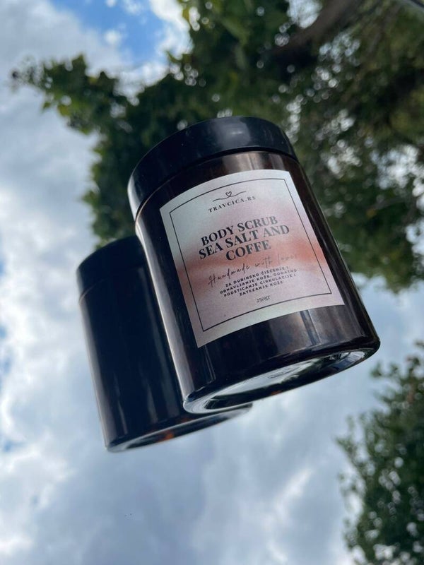 Body scrub morska so & kafa