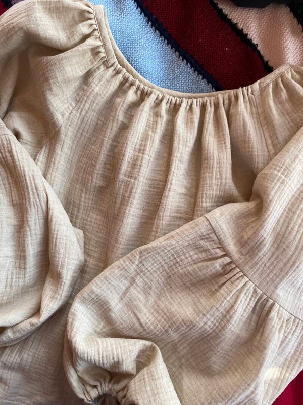 Poppy Blouse muslin cotton
