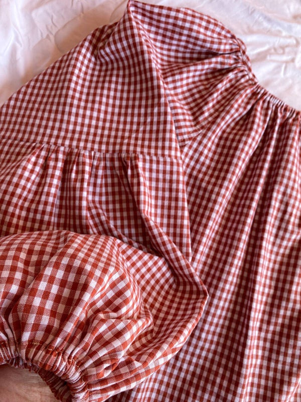 Poppy Blouse vichy cotton