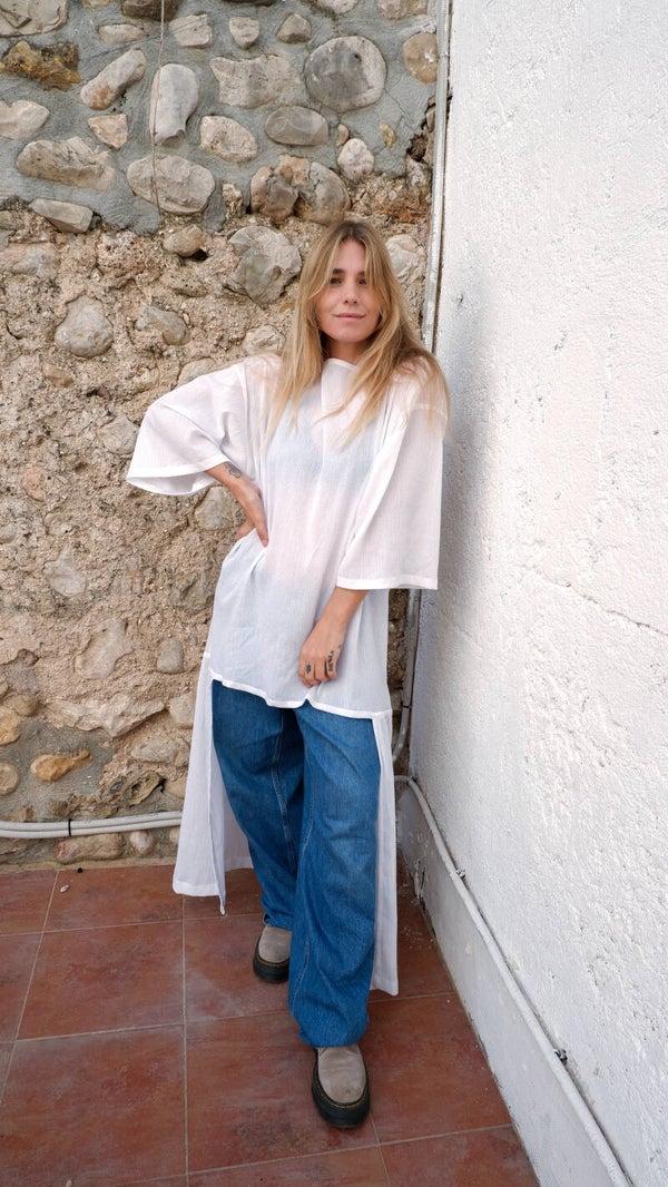 EDIE DRESS | Crinkle cotton