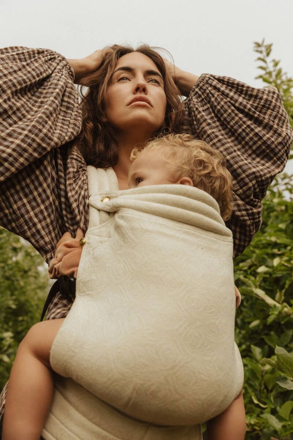 Poppy Dress checked muslin cotton