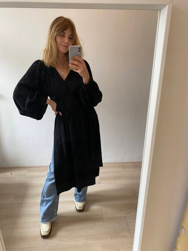 (Pre-order) Pinafore Wrap Dress