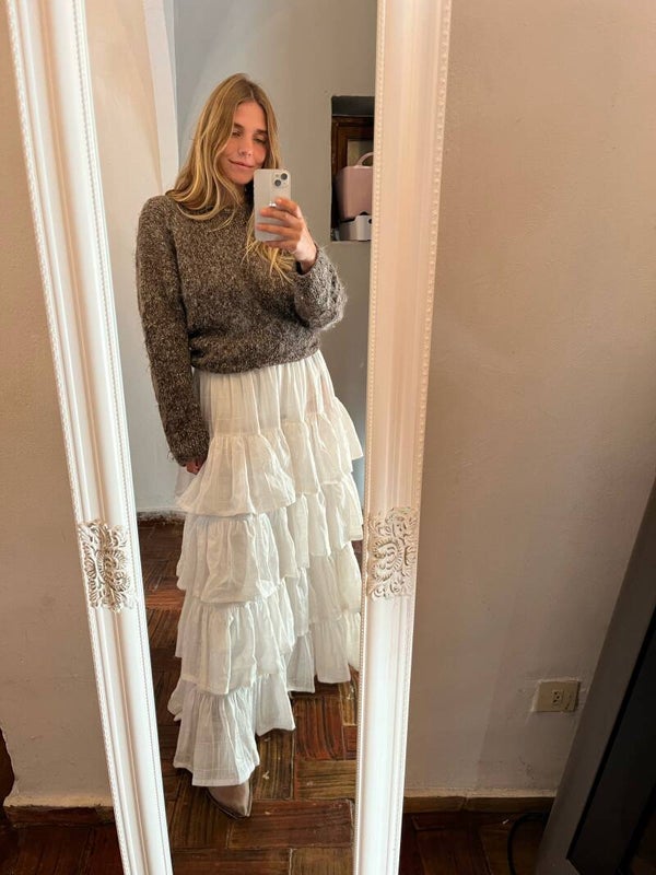 Maxi Ruffle Skirt