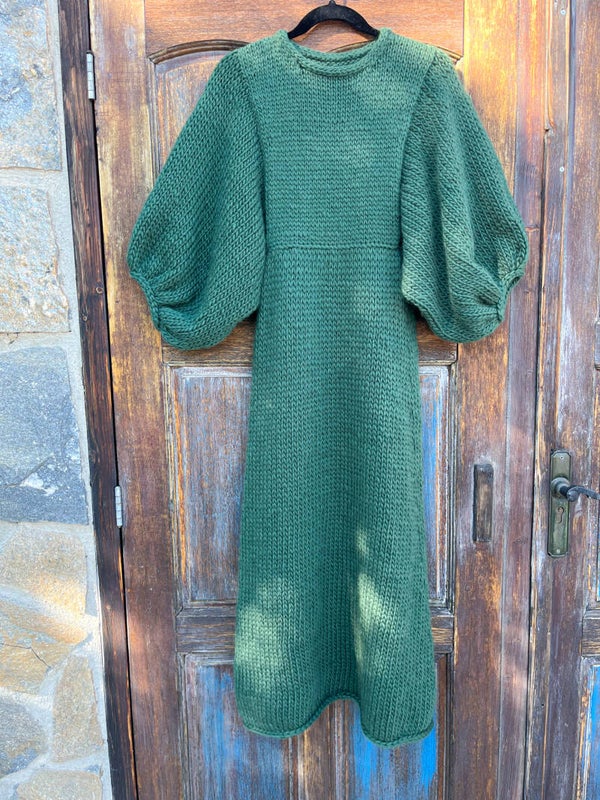 (Pre-order) Knitted Sweaterdress long