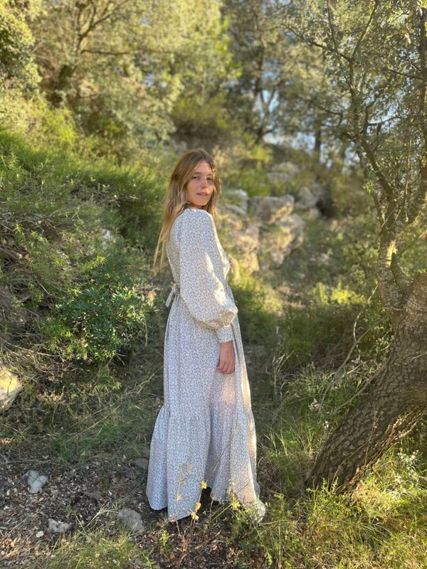 Diana Dress floral cotton