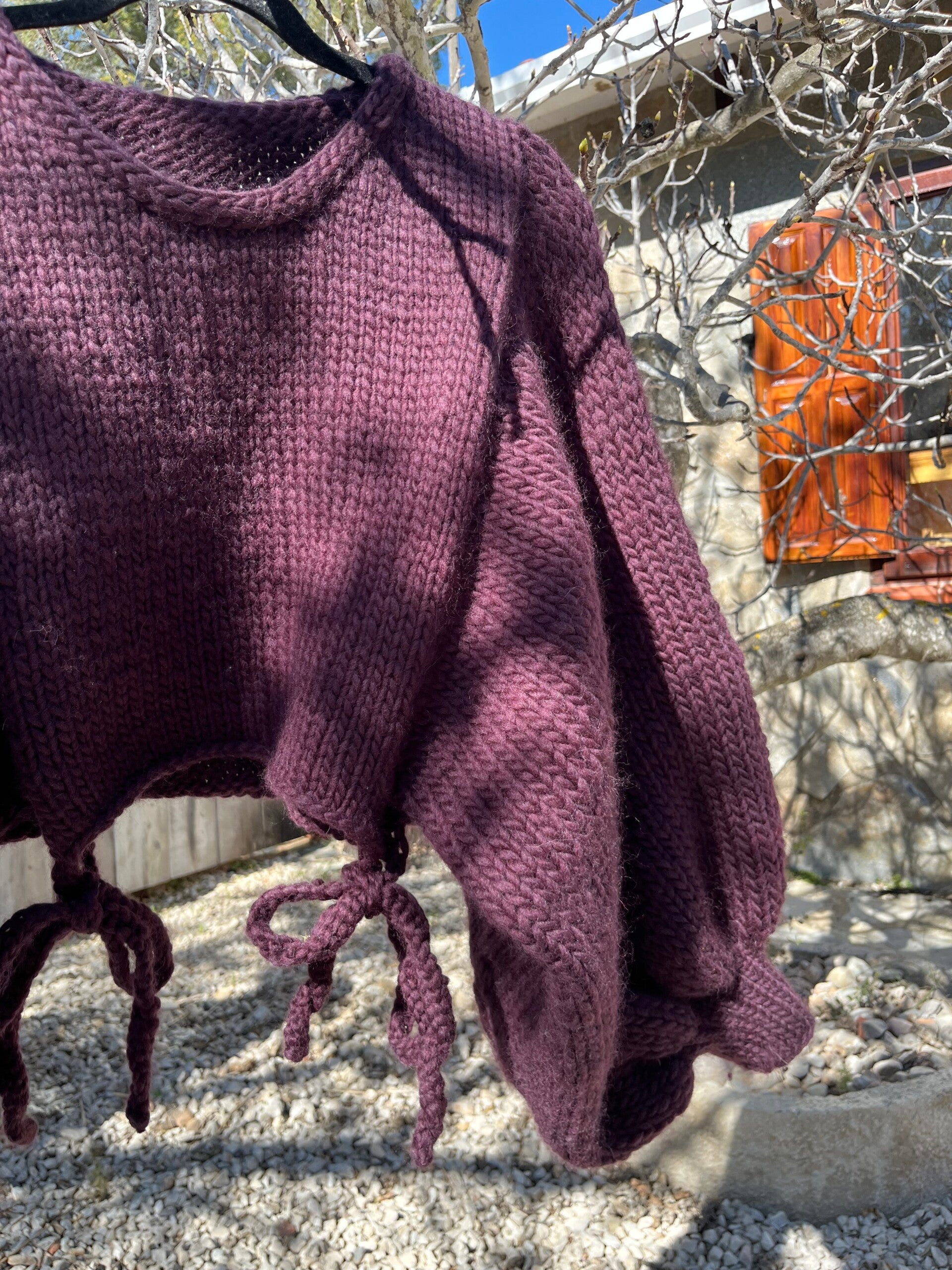 Knitted Pinafore Sweater