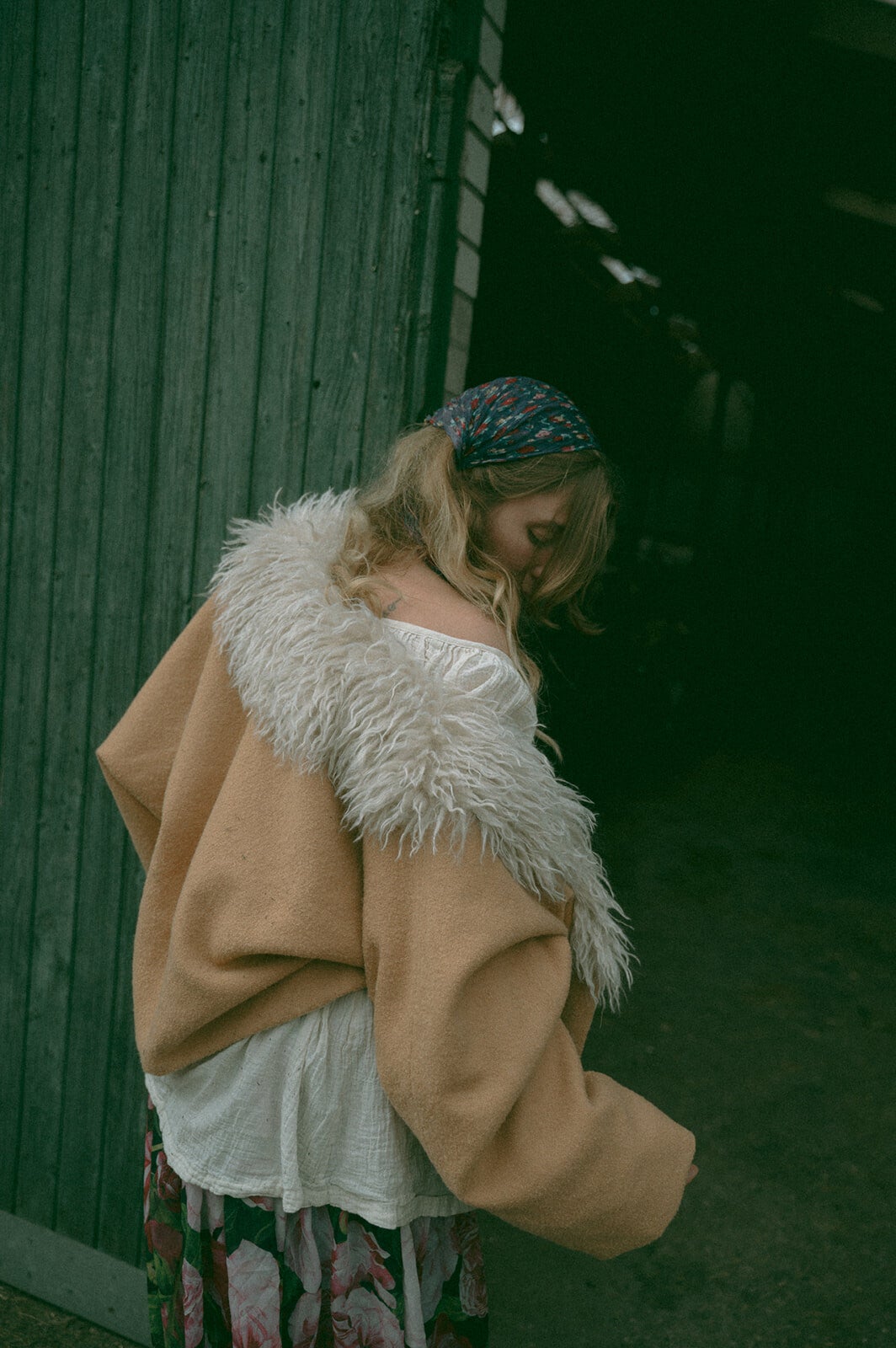 Ayla Jacket wool dusty orange