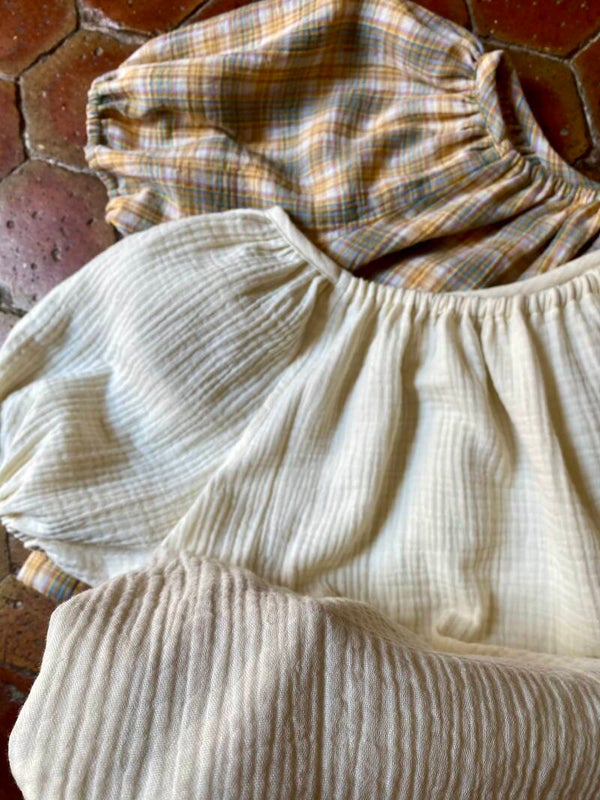 Sweetheart Blouse muslin cotton